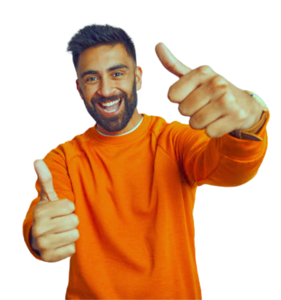 Happy family free from debt